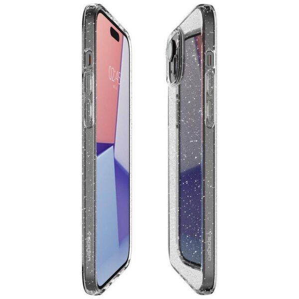 Case APPLE IPHONE 15 Spigen Liquid Crystal Glitter transparent 8809896751094
