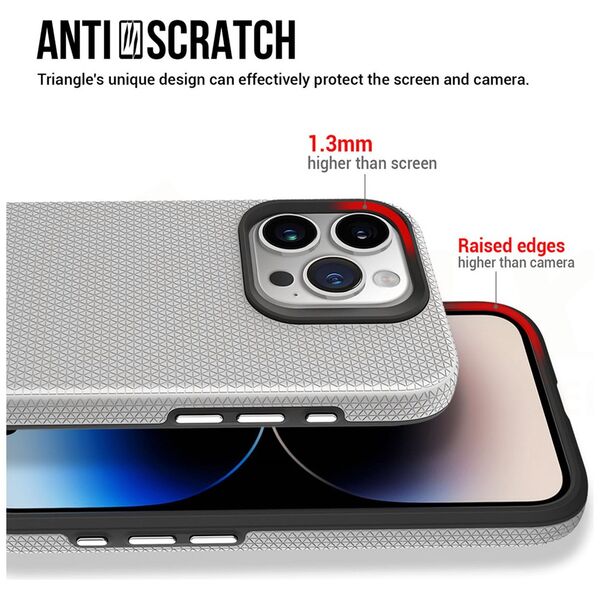 Vmax Triangle case for Samsung Galaxy S24 Plus silver 6976757302688