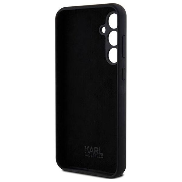 Original Case SAMSUNG GALAXY S23 FE Karl Lagerfeld Silicone Ikonik Metal Pin (KLHCS23FEMHKNPK) black 3666339218645