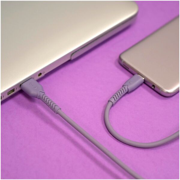Maxlife MXUC-04 cable USB - USB-C 1,0 m 3A purple 5900495875211