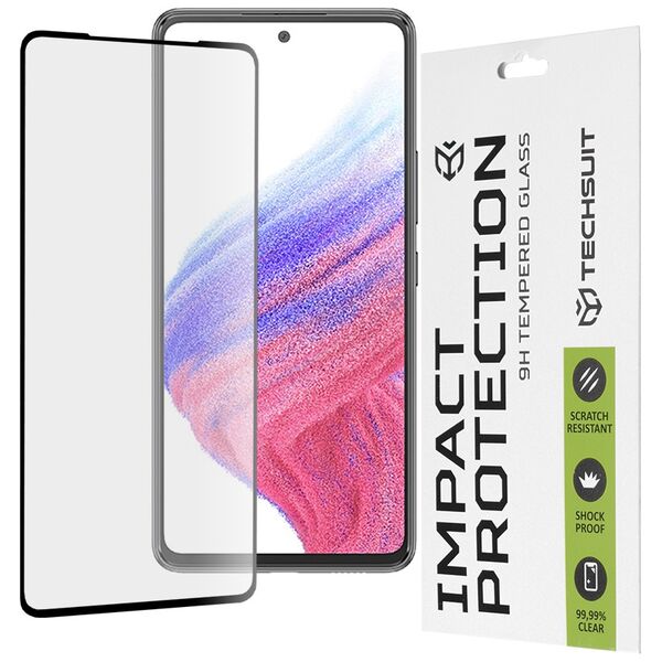 Techsuit Techsuit - 111D Full Cover / Full Glue Glass - Samsung Galaxy A53 5G - Black 5949419025608 έως 12 άτοκες Δόσεις