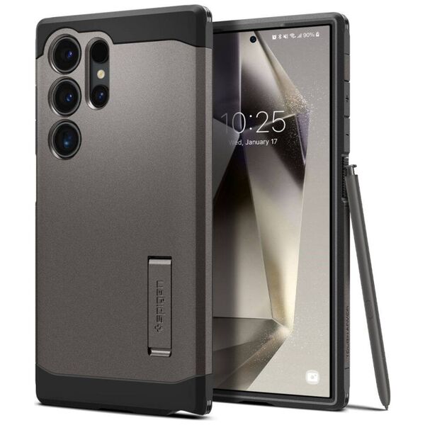 Case SAMSUNG GALAXY S24 ULTRA Spigen Tough Armor Gunmeta gray 8809971221863