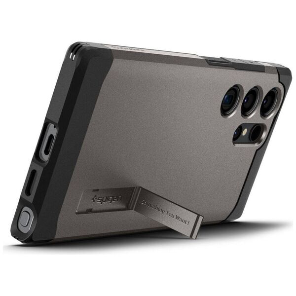Case SAMSUNG GALAXY S24 ULTRA Spigen Tough Armor Gunmeta gray 8809971221863