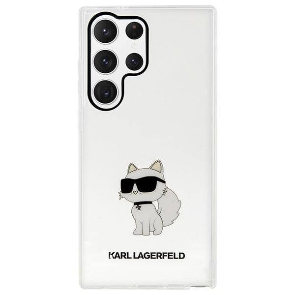 Original Case SAMSUNG GALAXY S23 ULTRA Karl Lagerfeld Hardcase Ikonik Choupette (KLHCS23LHNCHTCT) transparent 3666339117726