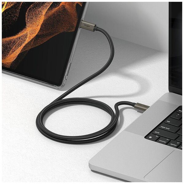 Cable PD 240W 1m USB-C - USB-C Ringke USB 3.2 GEN 2X2 black 8809961785061