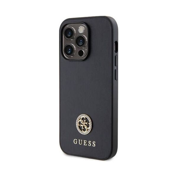 Original Case IPHONE 13 PRO MAX Guess 4G Strass Metal Logo (GUHCP13XPS4DGPK) black 3666339150679