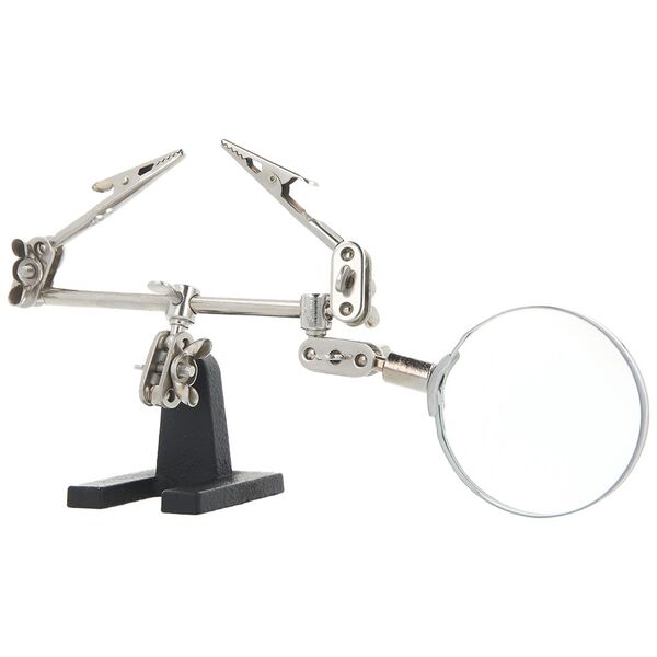 Soldering holder with magnifying glass 5907457772052