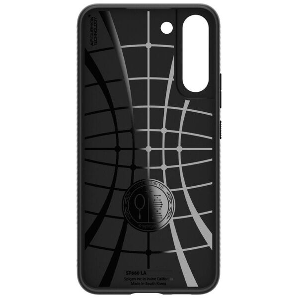 Case SAMSUNG GALAXY S22 Spigen Liquid Air Matte black 8809811856040