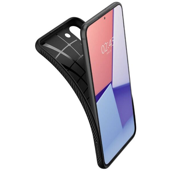 Case SAMSUNG GALAXY S22 Spigen Liquid Air Matte black 8809811856040