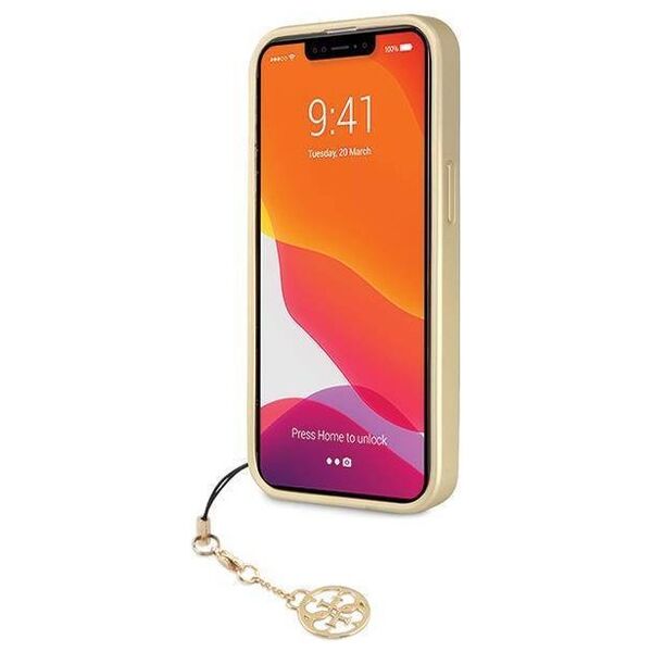 Original Case APPLE IPHONE 15 PRO Guess Hardcase 4G Charms Collection (GUHCP15LGF4GGR) gray 3666339171681