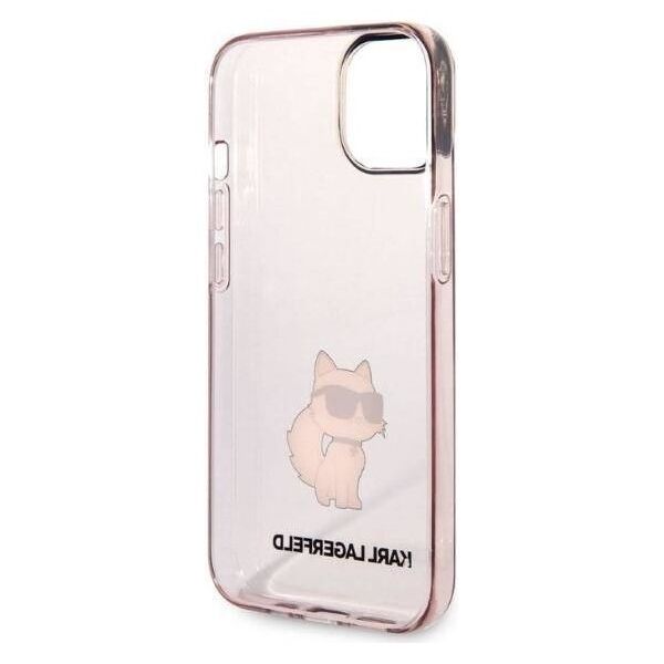 Original Case IPHONE 14 PLUS Karl Lagerfeld Hardcase Ikonik Choupette (KLHCP14MHNCHTCP) pink 3666339087173