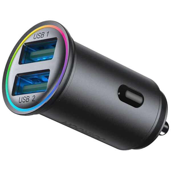 JoyRoom Auto Charger 2x USB, 24W - JoyRoom (JR-CCN03) - Black 6941237101495 έως 12 άτοκες Δόσεις