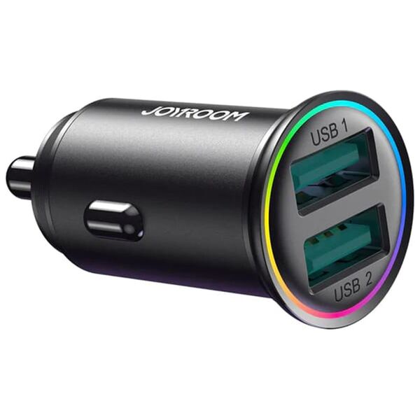 JoyRoom Auto Charger 2x USB, 24W - JoyRoom (JR-CCN03) - Black 6941237101495 έως 12 άτοκες Δόσεις