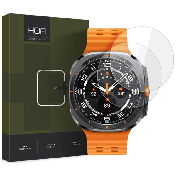 Tempered Glass 5D UV SAMSUNG GALAXY WATCH ULTRA (47MM) Hofi UV Glass Pro+ 2-pack Clear 5906302312443