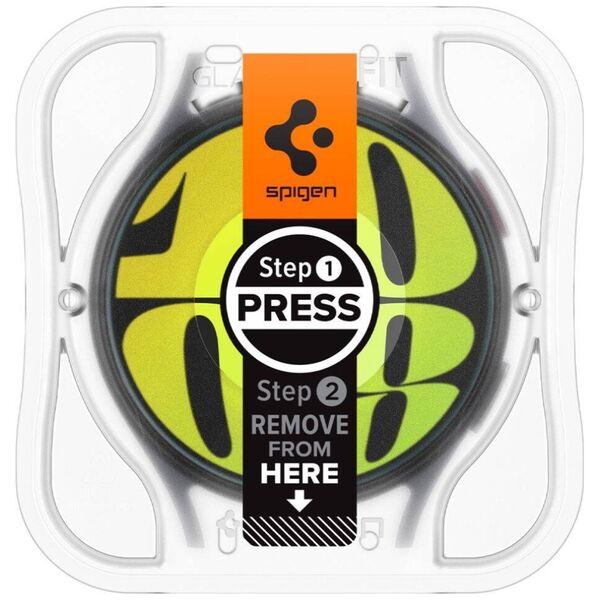 Tempered Glass SAMSUNG GALAXY WATCH 7 (44 MM) Spigen GLAS.TR ”EZ-FIT” 2-PACK Clear 8809971233552
