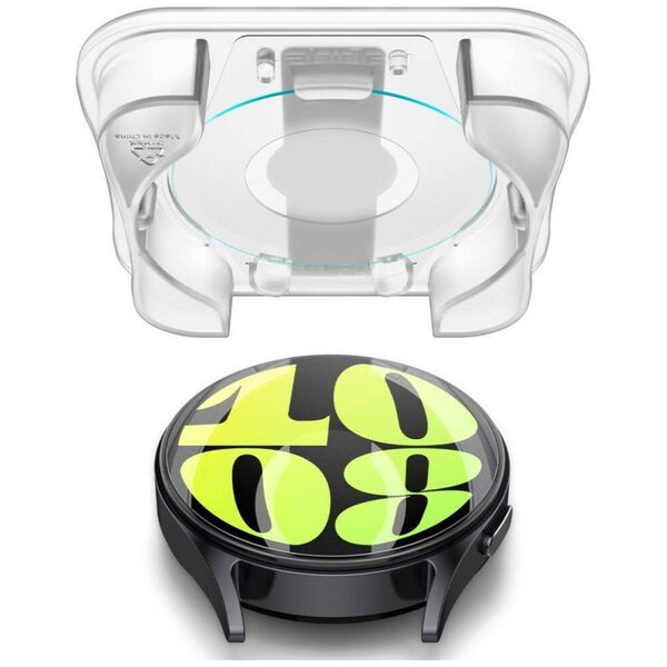 Tempered Glass SAMSUNG GALAXY WATCH 7 (44 MM) Spigen GLAS.TR ”EZ-FIT” 2-PACK Clear 8809971233552
