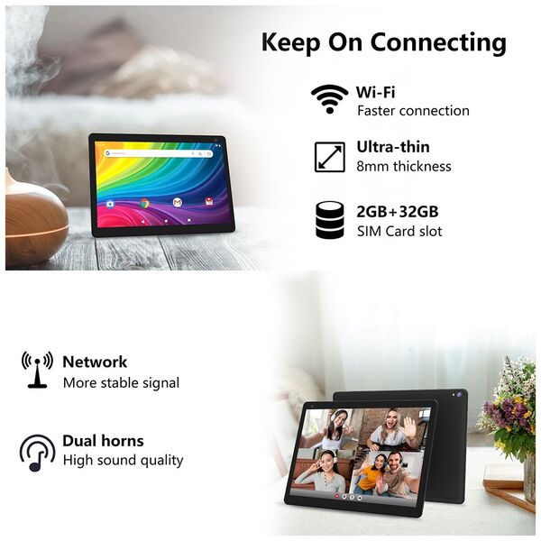 Tablet 10" No brand CP10Z, Black - 13103 έως 12 άτοκες Δόσεις