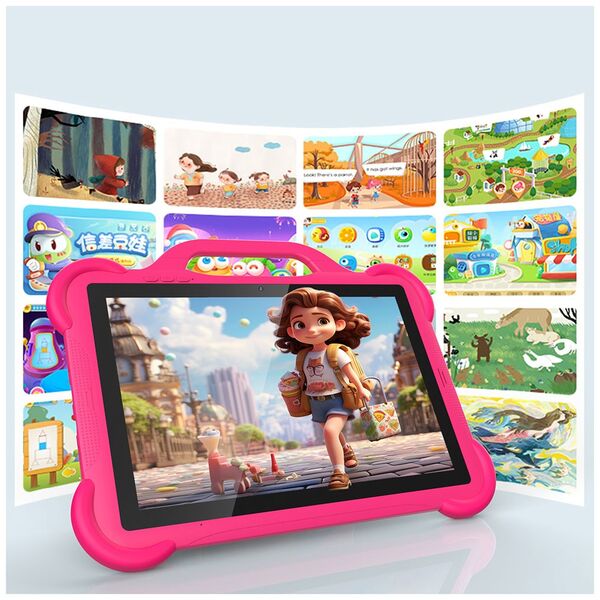 Kids tablet 10" No brand AT11K, Pink - 13107 έως 12 άτοκες Δόσεις