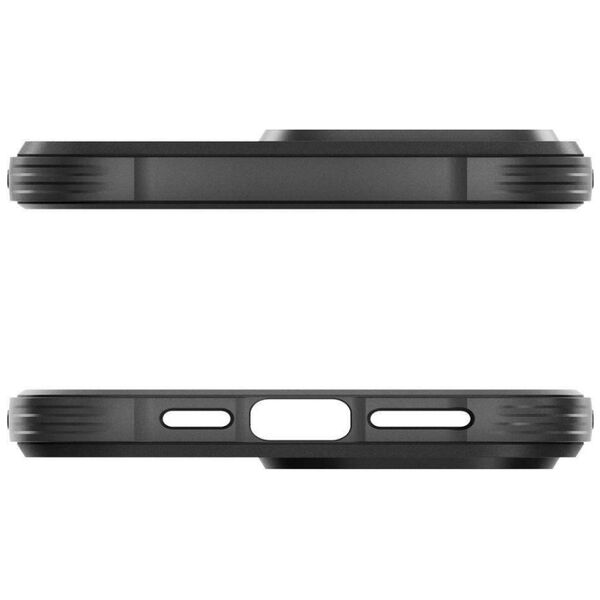 Case APPLE IPHONE 15 PRO MAX Spigen Rugged Armor MagSafe Matte black 8809896749107