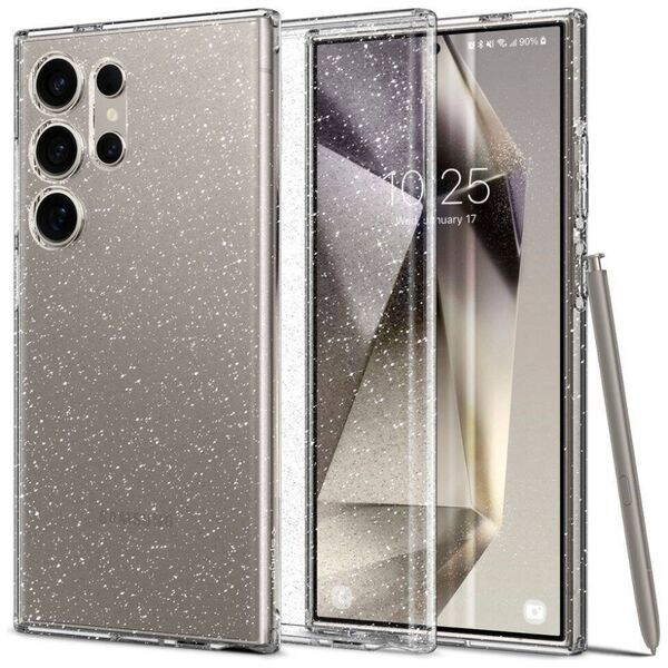 Case SAMSUNG GALAXY S24 ULTRA Spigen Liquid Crystal Glitter transparent 8809971221702