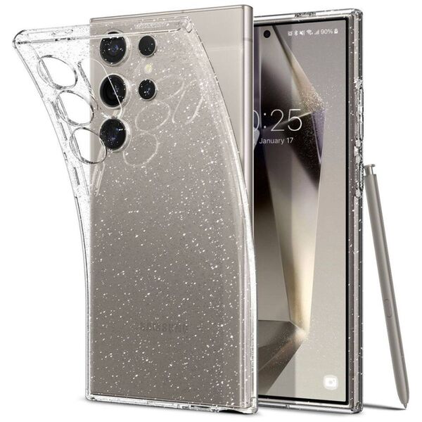 Case SAMSUNG GALAXY S24 ULTRA Spigen Liquid Crystal Glitter transparent 8809971221702