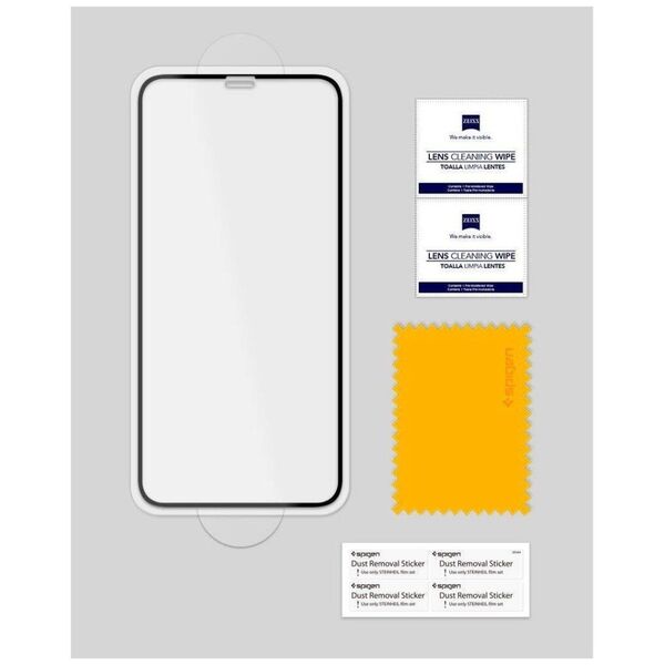 Tempered Glass IPHONE X / XS Spigen ALM Glass FC black 8809613767278