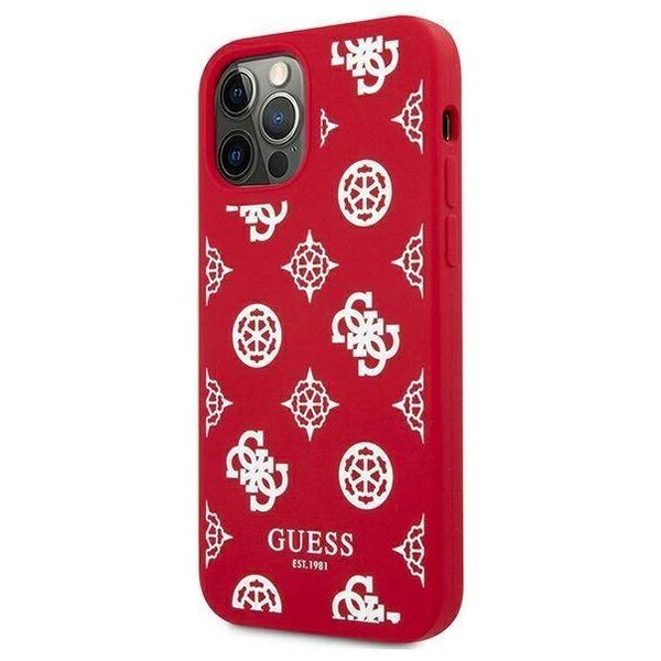 Original Case IPHONE 12 PRO MAX Guess Hard Case Peony Collection (GUHCP12LLSPEWRE) red 3666339004019