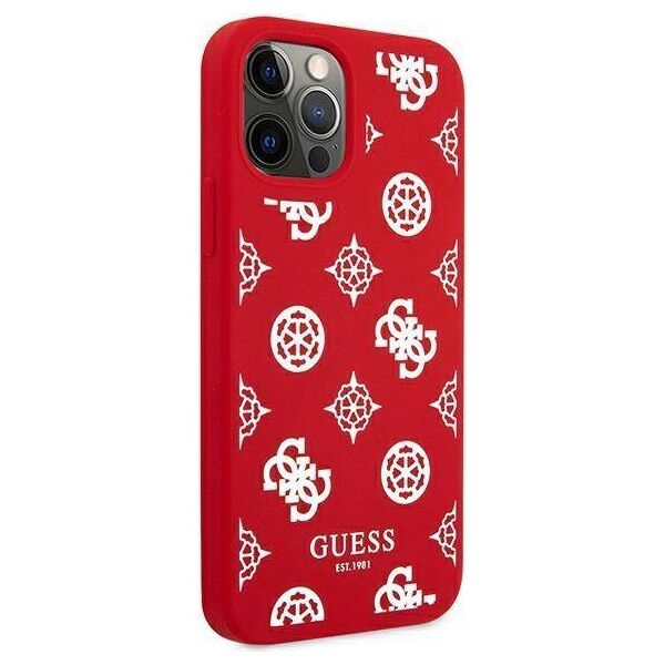 Original Case IPHONE 12 PRO MAX Guess Hard Case Peony Collection (GUHCP12LLSPEWRE) red 3666339004019
