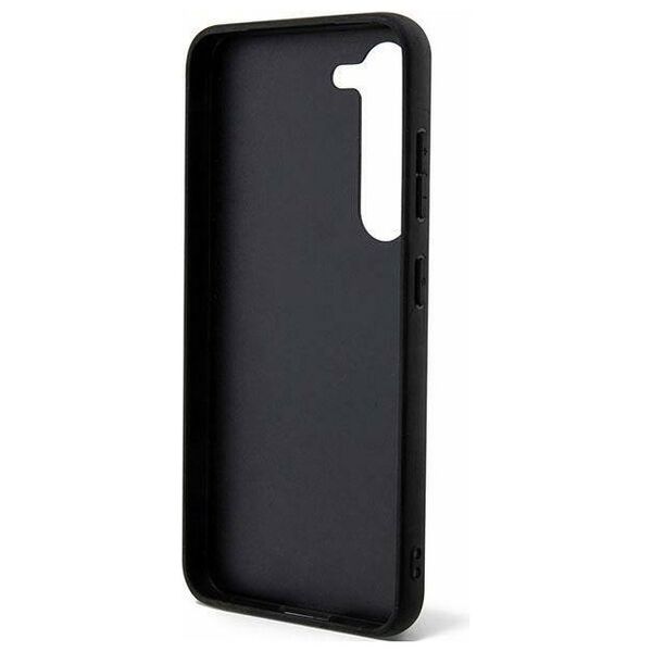 Original Case SAMSUNG GALAXY S24 Guess Hardcase Glitter Script (GUHCS24SHGGSHK) black 3666339241308