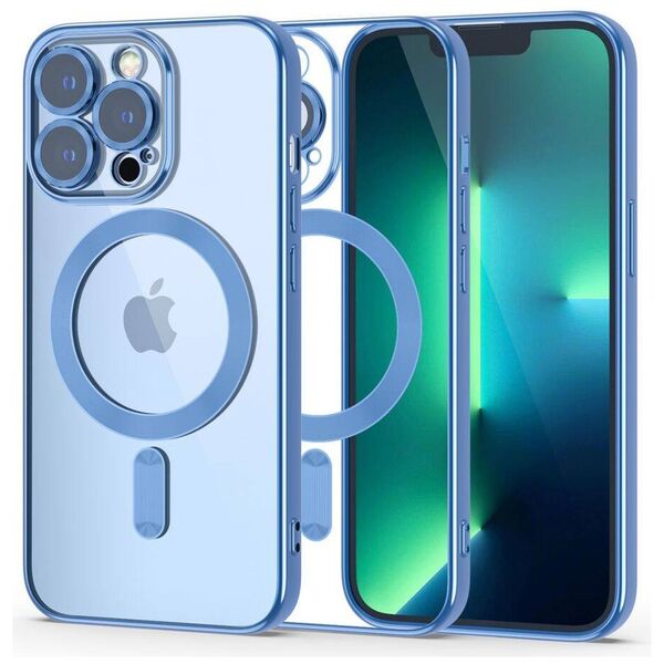 Case IPHONE 13 PRO Tech-Protect MagShine blue 9490713935552