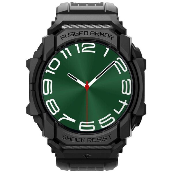 Strap for SAMSUNG GALAXY WATCH 7 (44 MM) Spigen Rugged Armor "Pro" Matte black 8809971233002