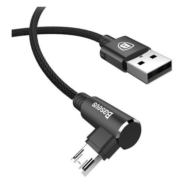 Baseus MVP Elbow Cable USB to micro USB 2A 1m - Black 6953156269545
