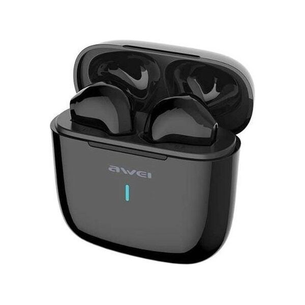 Bluetooth 5.0 TWS Headphones + AWEI Docking Station (T26) black 6954284010887