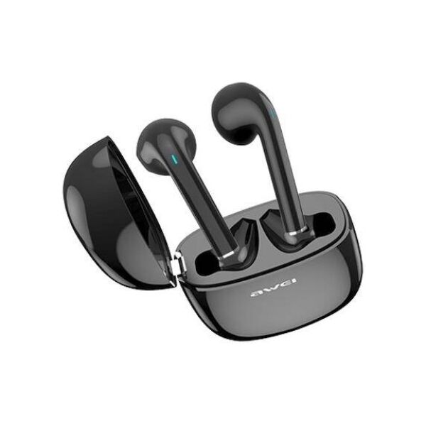 Bluetooth 5.0 TWS Headphones + AWEI Docking Station (T28P) black 6954284011334