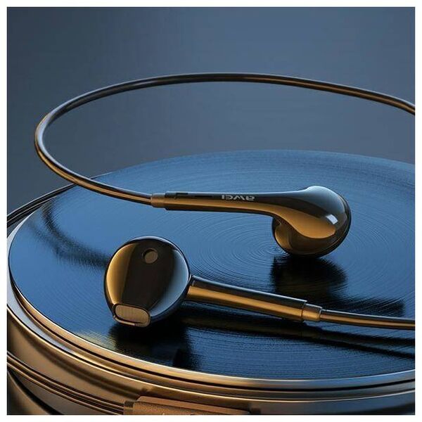 Stereo Headphones 3.5mm Jack AWEI (PC-7) black 6954284092005