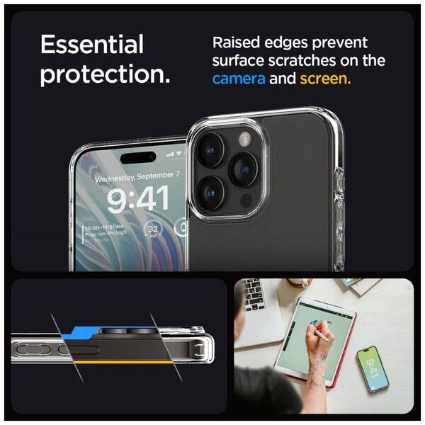 Case APPLE IPHONE 15 PRO Spigen Ultra Hybrid Crystal Frost transparent 8809896750394