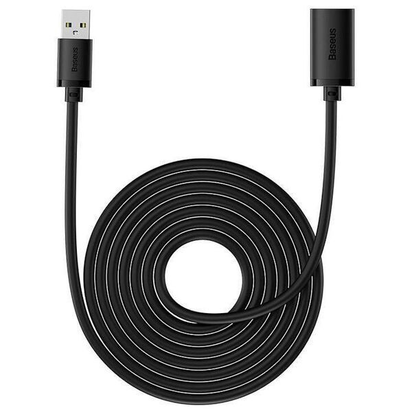 USB 3.0 Extension cable Baseus male to female, AirJoy Series, 5m (black) 6932172630393