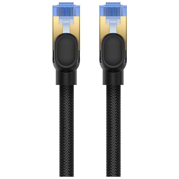 Braided network cable cat.7 Baseus Ethernet RJ45, 10Gbps, 8m (black) 6932172646622