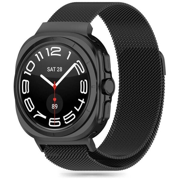Strap for SAMSUNG GALAXY WATCH ULTRA (47MM) Tech-Protect Milaneseband black 5906302312351