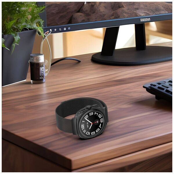 Strap for SAMSUNG GALAXY WATCH ULTRA (47MM) Tech-Protect Milaneseband black 5906302312351