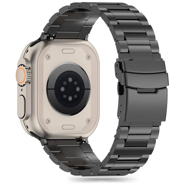Strap for APPLE WATCH 4 / 5 / 6 / 7 / 8 / 9 / SE / ULTRA 1 / 2 (42 / 44 / 45 / 49 MM) Tech-Protect Stainless black 5906203697274