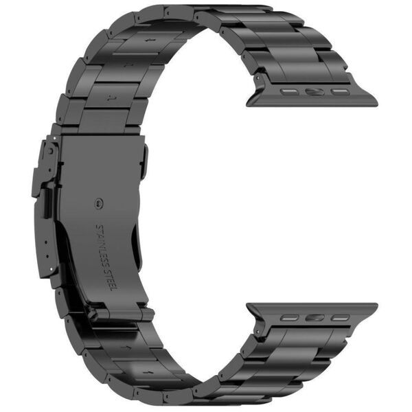 Strap for APPLE WATCH 4 / 5 / 6 / 7 / 8 / 9 / SE / ULTRA 1 / 2 (42 / 44 / 45 / 49 MM) Tech-Protect Stainless black 5906203697274