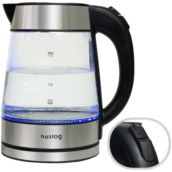 Huslog glass kettle 1,7L AK-0537 5902983623526