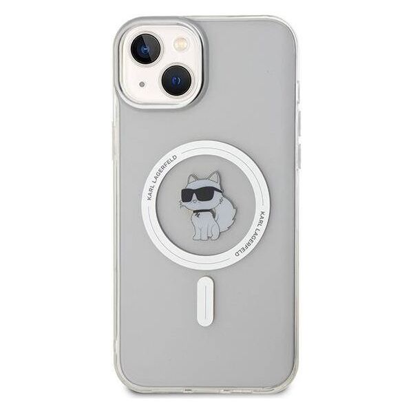 Original Case APPLE IPHONE 15 PLUS Karl Lagerfeld Hardcase IML Choupette MagSafe (KLHMP15MHFCCNOT) transparent 3666339162405
