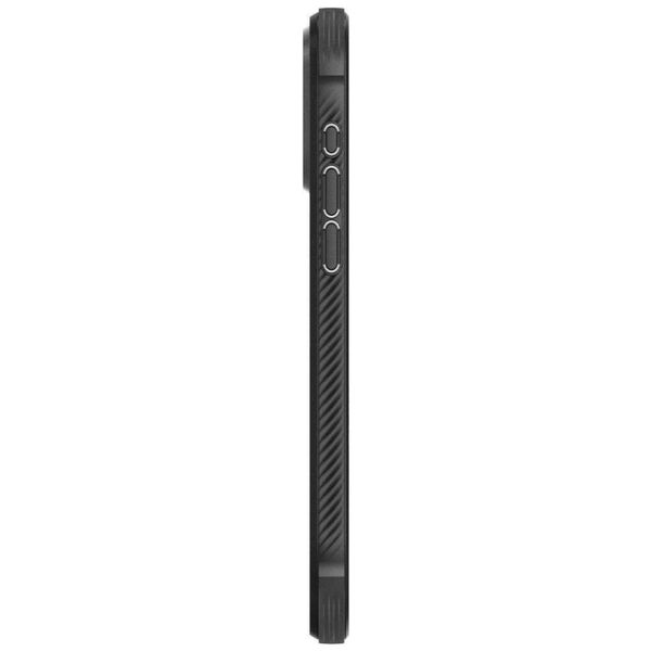 Case APPLE IPHONE 15 PRO Spigen Rugged Armor MagSafe Matte black 8809896750349