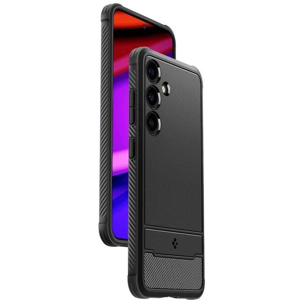 Case SAMSUNG GALAXY S24 Spigen Rugged Armor Matte black 8809971222242
