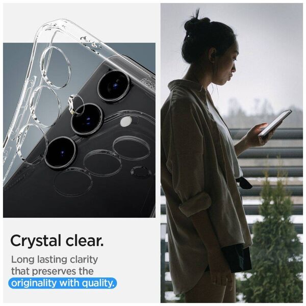 Case SAMSUNG GALAXY S24+ Spigen Liquid Crystal transparent 8809971222037