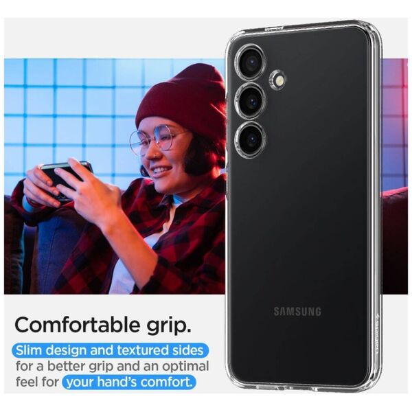 Case SAMSUNG GALAXY S24+ Spigen Liquid Crystal transparent 8809971222037