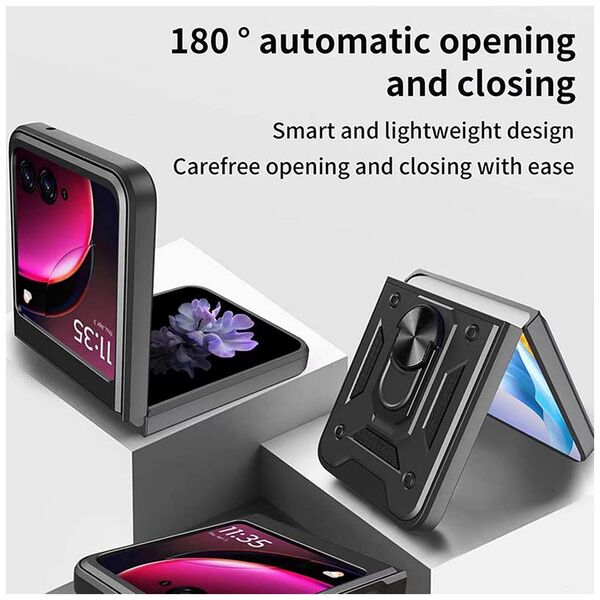 Techsuit Case for Motorola Razr 50 - Techsuit CamShield Series - Black 5949419204058 έως 12 άτοκες Δόσεις