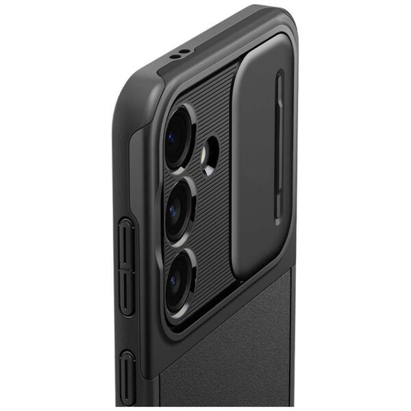 Case SAMSUNG GALAXY S24 Spigen Optik Armor black 8809971222419